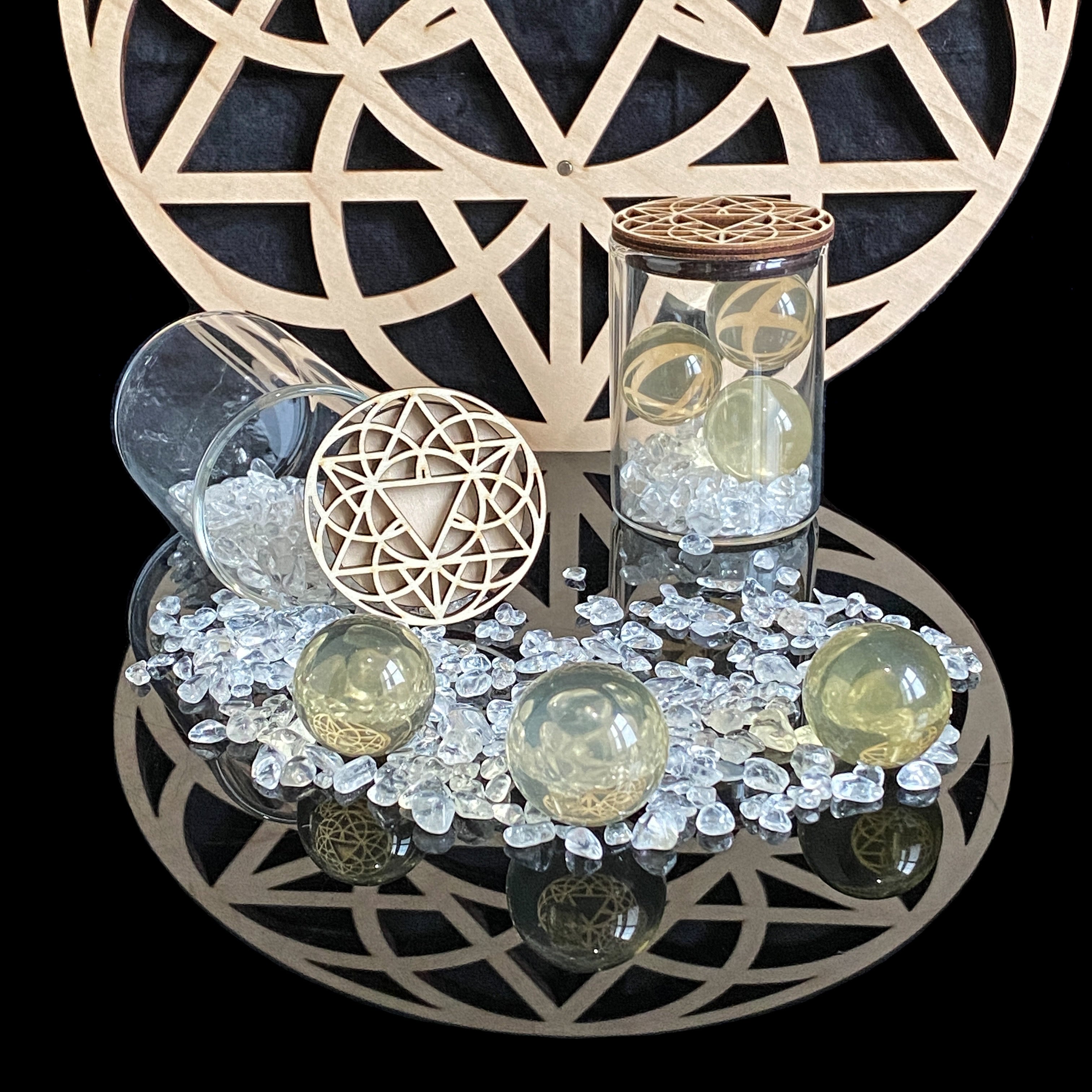 Star Citrine Spheres Collection